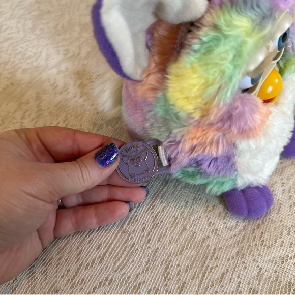 Vintage 1999 Furby tie dye pastel original tags on working furby! - Picture 4 of 8